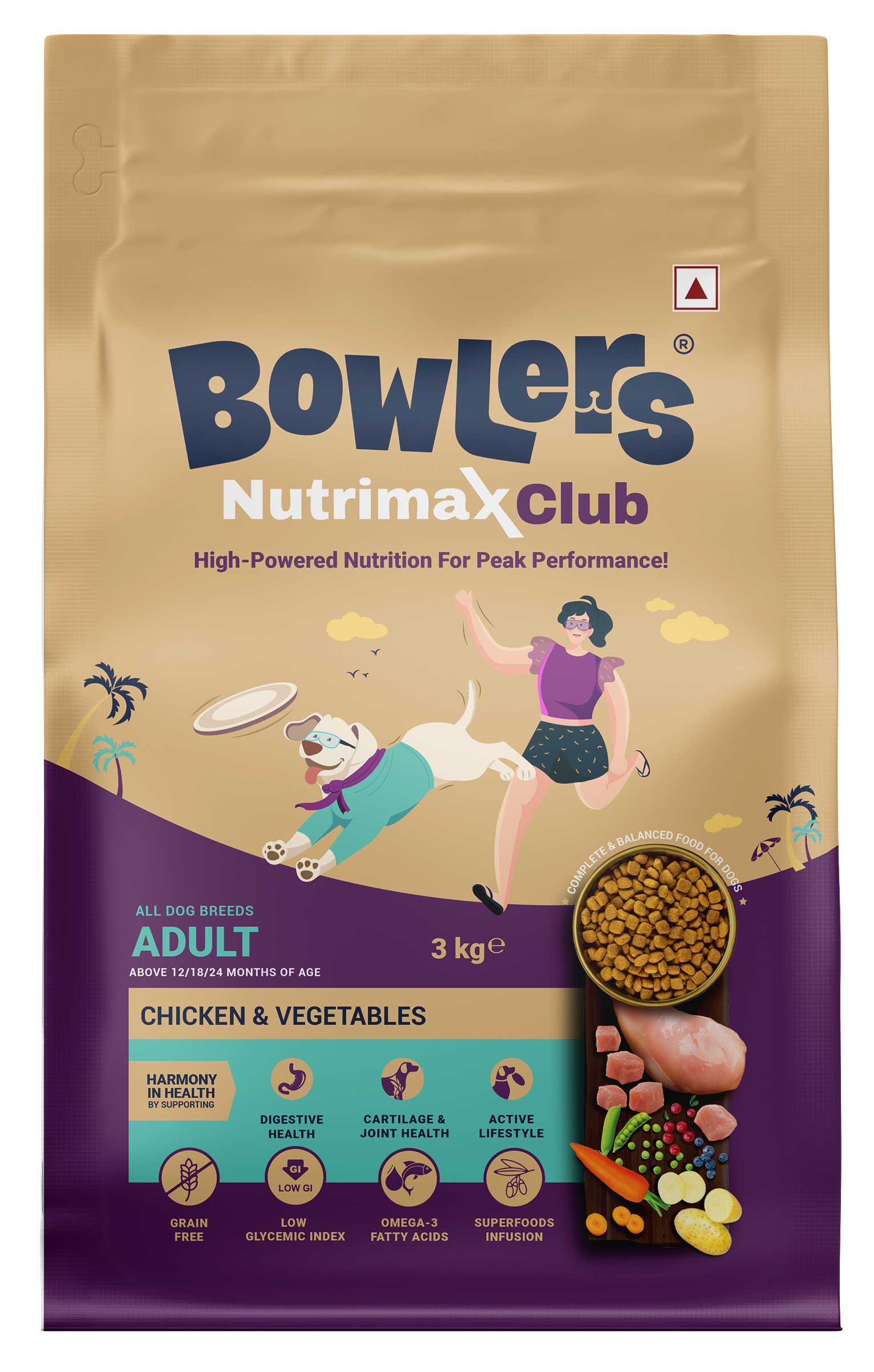 Club Adult 3 Kg Front