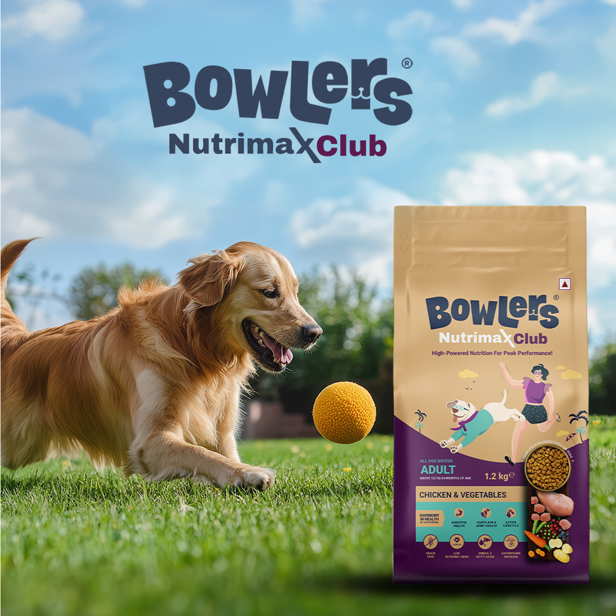 Nutrimax Adult Dog Food- 1.2kg